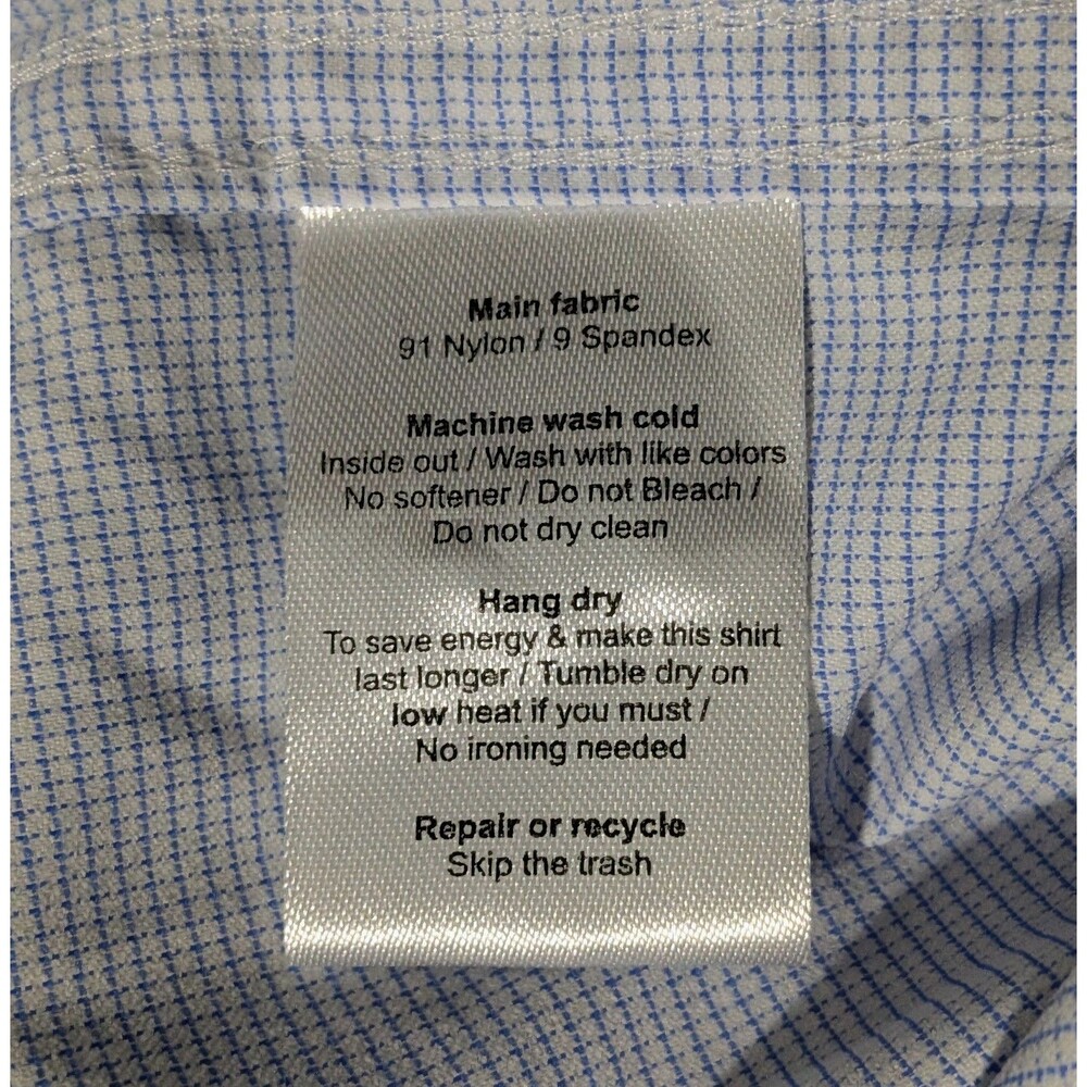Poncho Shirt Mens Large Regular Fit Long Sleeve - Picture 7 of 7